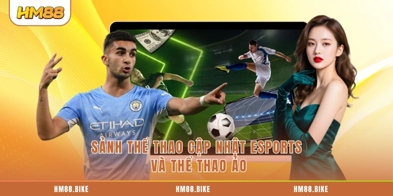 Sảnh thể thao cập nhật esports và thể thao ảo